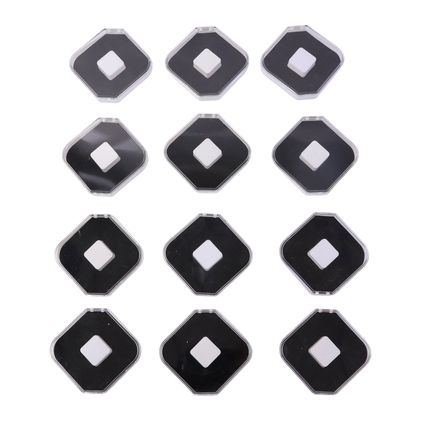 Jewellery Display Storage Box for Rings, Earrings & Small Items (12 Pc)