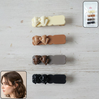 Cartoon Cat Hair Clips
